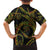 Hawaiian Kakau Art and Hisbiscus Tattoo Family Matching Long Sleeve Bodycon Dress and Hawaiian Shirt Tribal Pattern-Reggae Style - Polynesian Pride