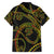 Hawaiian Kakau Art and Hisbiscus Tattoo Family Matching Summer Maxi Dress and Hawaiian Shirt Tribal Pattern-Reggae Style - Polynesian Pride