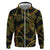 Hawaiian Kakau Art and Hisbiscus Tattoo Hoodie Tribal Pattern-Reggae Style - Polynesian Pride