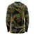 Hawaiian Kakau Art and Hisbiscus Tattoo Long Sleeve Shirt Tribal Pattern-Reggae Style - Polynesian Pride