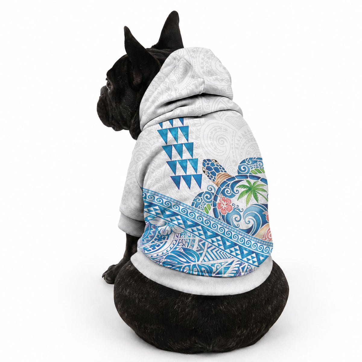 Hawaiian Abstract Sea Turtle Pet Hoodie
