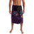 Hawaiian Abstract Sea Turtle Lavalava Polynesian Tapa Art and Kakau Tattoo Purple WaterColor - Polynesian Pride