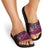 Hawaiian Abstract Sea Turtle Slide Sandals Polynesian Tapa Art and Kakau Tattoo Pink WaterColor - Polynesian Pride