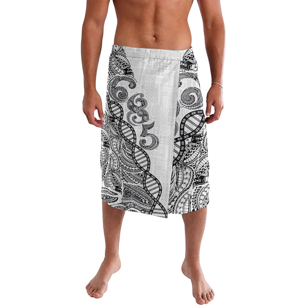 Samoan Traditional Tattoo 685 Lavalava Tribal Tatau DNA White Color LT03 White - Polynesian Pride
