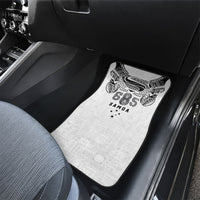 Super Samoa 685 Tribal Tattoo Car Mats Siapo Pattern White Edition LT03 - Polynesian Pride