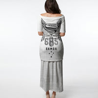 Super Samoa 685 Tribal Tattoo Puletasi Siapo Pattern White Edition LT03 - Polynesian Pride