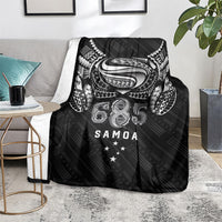 Super Samoa 685 Tribal Tattoo Blanket Samoan Ornament Pattern Black Edition LT03 - Polynesian Pride