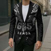 Super Samoa 685 Tribal Tattoo Blazer Samoan Ornament Pattern Black Edition LT03 - Polynesian Pride