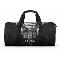 Super Samoa 685 Tribal Tattoo Duffle Bag Samoan Ornament Pattern Black Edition LT03 One size Black - Polynesian Pride