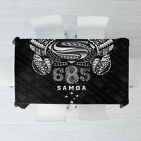 Super Samoa 685 Tribal Tattoo Tablecloth Samoan Ornament Pattern Black Edition LT03 Black - Polynesian Pride