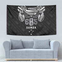 Super Samoa 685 Tribal Tattoo Tapestry Samoan Ornament Pattern Black Edition LT03 - Polynesian Pride