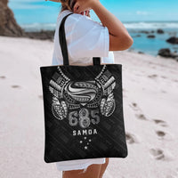 Super Samoa 685 Tribal Tattoo Tote Bag Samoan Ornament Pattern Black Edition LT03 - Polynesian Pride