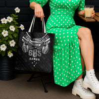 Super Samoa 685 Tribal Tattoo Tote Bag Samoan Ornament Pattern Black Edition LT03 - Polynesian Pride