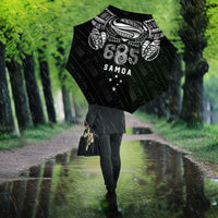 Super Samoa 685 Tribal Tattoo Umbrella Samoan Ornament Pattern Black Edition LT03 - Polynesian Pride