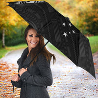 Super Samoa 685 Tribal Tattoo Umbrella Samoan Ornament Pattern Black Edition LT03 - Polynesian Pride