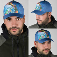Hawaiian Connecting with the Ocean Classic Cap Polynesian Pattern LT03 - Polynesian Pride