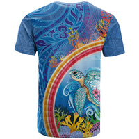 Hawaiian Connecting with the Ocean T Shirt Polynesian Pattern LT03 - Polynesian Pride