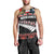 New Zealand Meri Kirihimete Men Tank Top Christmas Tui Bird and Kea Bird - Haka Santa with Maori Koru Art Pattern