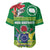 Cook Islands Meri Kiritimiti Baseball Jersey Christmas Turtle - Cooks Islands Emblems and Polynesian Art Pattern