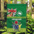 Cook Islands Meri Kiritimiti Garden Flag Christmas Turtle - Cooks Islands Emblems and Polynesian Art Pattern