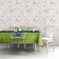 Cook Islands Meri Kiritimiti Tablecloth Christmas Turtle - Cooks Islands Emblems and Polynesian Art Pattern LT03 - Polynesian Pride
