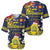 Niue Monuina e Kilisimasi Baseball Jersey Christmas Uga - Niue Map and Emblem with Hiapo Art Pattern