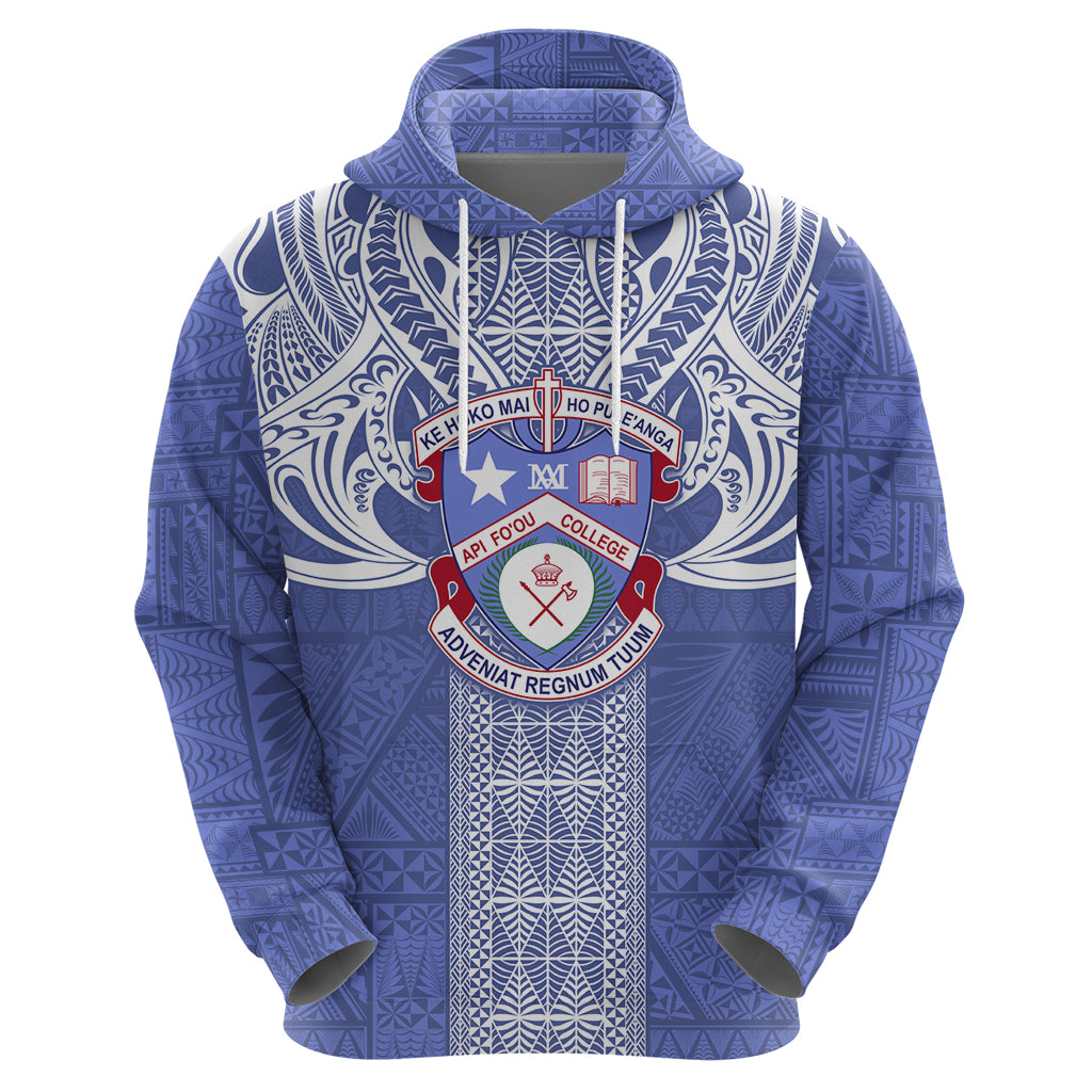 Tonga Apifoou School Hoodie Ngatu and Polynesian Pattern LT03 - Polynesian Pride