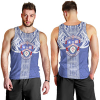 Tonga Apifoou School Men Tank Top Ngatu and Polynesian Pattern LT03 - Polynesian Pride
