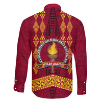 Tonga Beulah College Family Matching Summer Maxi Dress and Hawaiian Shirt Ngatu and Polynesian Pattern LT03 - Polynesian Pride