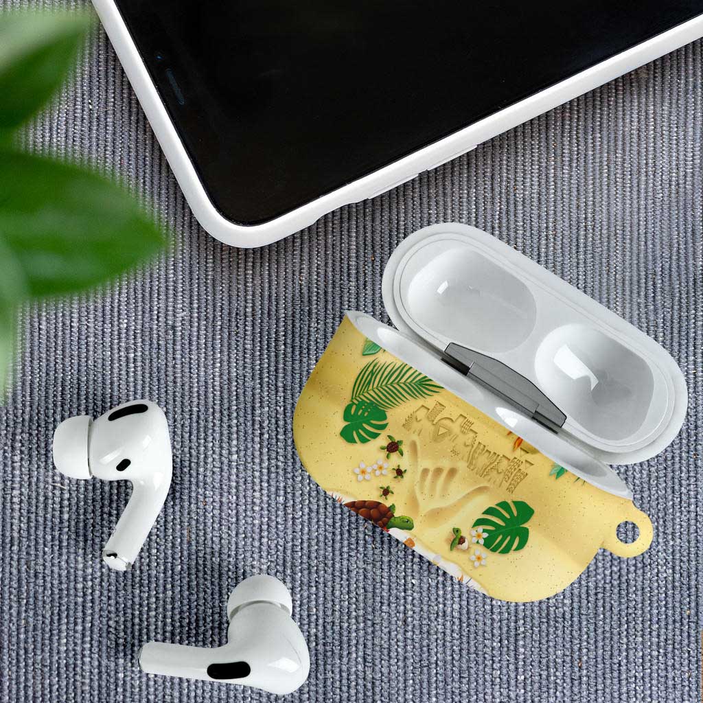 Hawaiian Alohawaii AirPods Case Tropical Plants and Animals on The Beach - Polynesian Pride