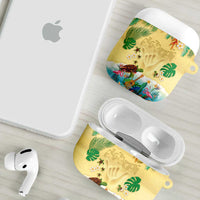 Hawaiian Alohawaii AirPods Case Tropical Plants and Animals on The Beach - Polynesian Pride