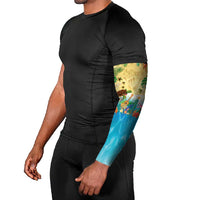 Hawaiian Alohawaii Arm Sleeves Tropical Plants and Animals on The Beach - Polynesian Pride