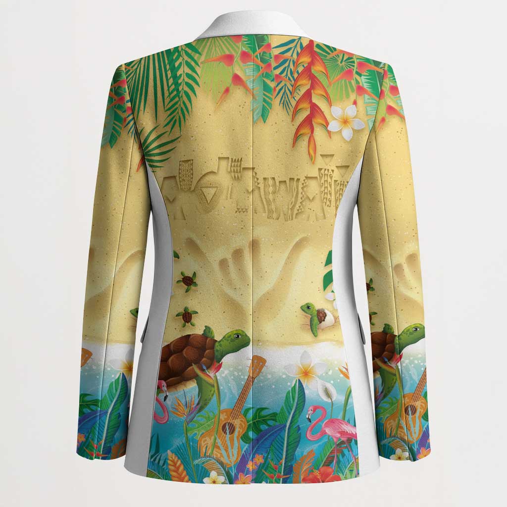 Hawaiian Alohawaii Blazer Tropical Plants and Animals on The Beach - Polynesian Pride