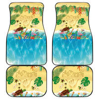 Hawaiian Alohawaii Car Mats Tropical Plants and Animals on The Beach - Polynesian Pride