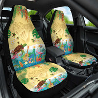 Hawaiian Alohawaii Car Seat Cover Tropical Plants and Animals on The Beach - Polynesian Pride