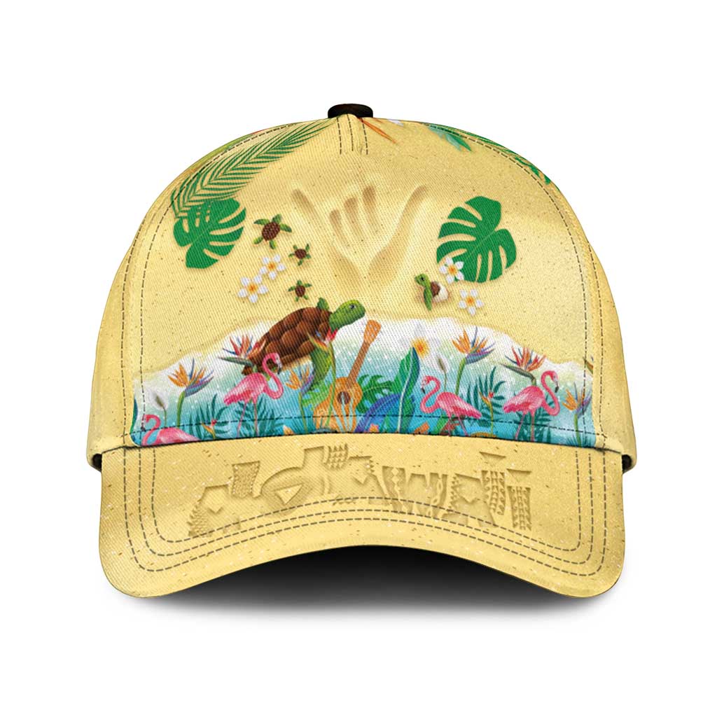 Hawaiian Alohawaii Classic Cap Tropical Plants and Animals on The Beach - Polynesian Pride