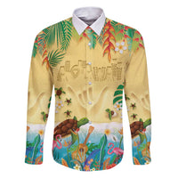 Hawaiian Alohawaii Family Matching Puletasi and Hawaiian Shirt Tropical Plants and Animals on The Beach - Polynesian Pride
