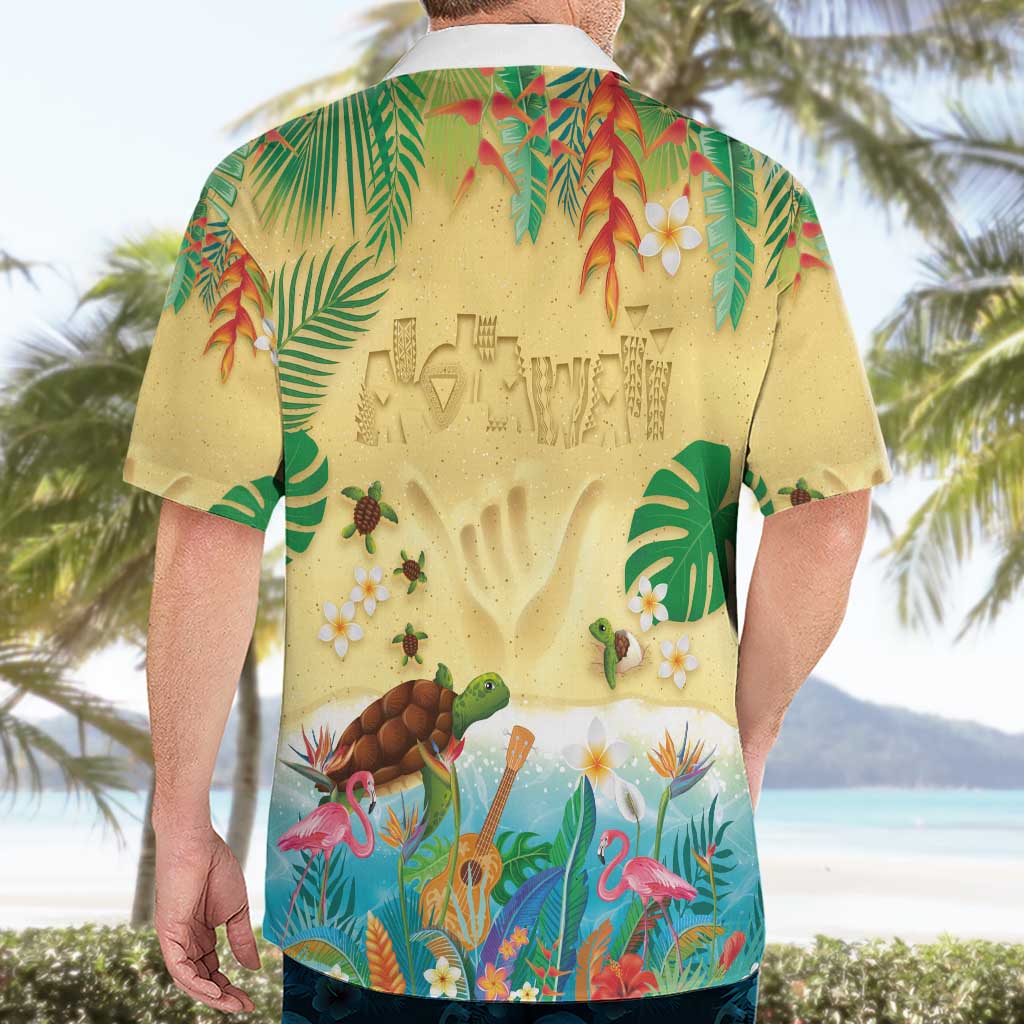 Hawaiian Alohawaii Hawaiian Shirt Tropical Plants and Animals on The Beach - Polynesian Pride