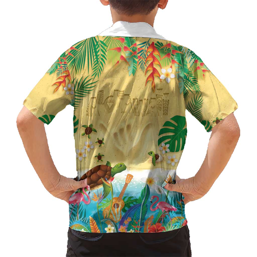 Hawaiian Alohawaii Hawaiian Shirt Tropical Plants and Animals on The Beach - Polynesian Pride