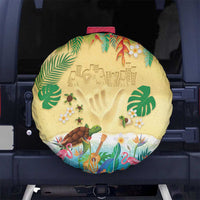 Hawaiian Alohawaii Spare Tire Cover Tropical Plants and Animals on The Beach - Polynesian Pride