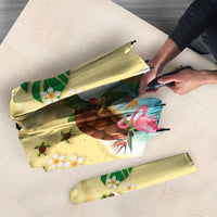 Hawaiian Alohawaii Umbrella Tropical Plants and Animals on The Beach - Polynesian Pride