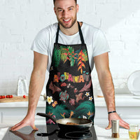 Hawaiian Alohawaii Apron Tribal Sea Animals Tattoo and Tropical Plants - Polynesian Pride