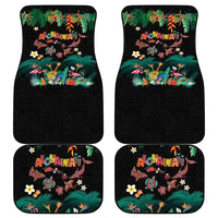 Hawaiian Alohawaii Car Mats Tribal Sea Animals Tattoo and Tropical Plants - Polynesian Pride