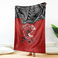 Aotearoa Toitu Te Tiriti Blanket Taniwha Tribal Motifs