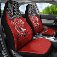 Aotearoa Toitu Te Tiriti Car Seat Cover Taniwha Tribal Motifs