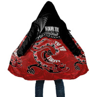 Personalised Aotearoa Toitu Te Tiriti Cloak Taniwha Tribal Motifs