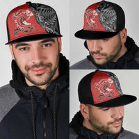 Aotearoa Toitu Te Tiriti Mesh Trucker Cap Taniwha Tribal Motifs LT03 - Polynesian Pride