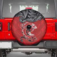 Aotearoa Toitu Te Tiriti Spare Tire Cover Taniwha Tribal Motifs LT03 - Polynesian Pride