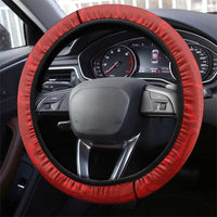 Aotearoa Toitu Te Tiriti Steering Wheel Cover Taniwha Tribal Motifs LT03 - Polynesian Pride