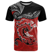 Personalised Aotearoa Toitu Te Tiriti T Shirt Taniwha Tribal Motifs LT03 Multicolor - Polynesian Pride